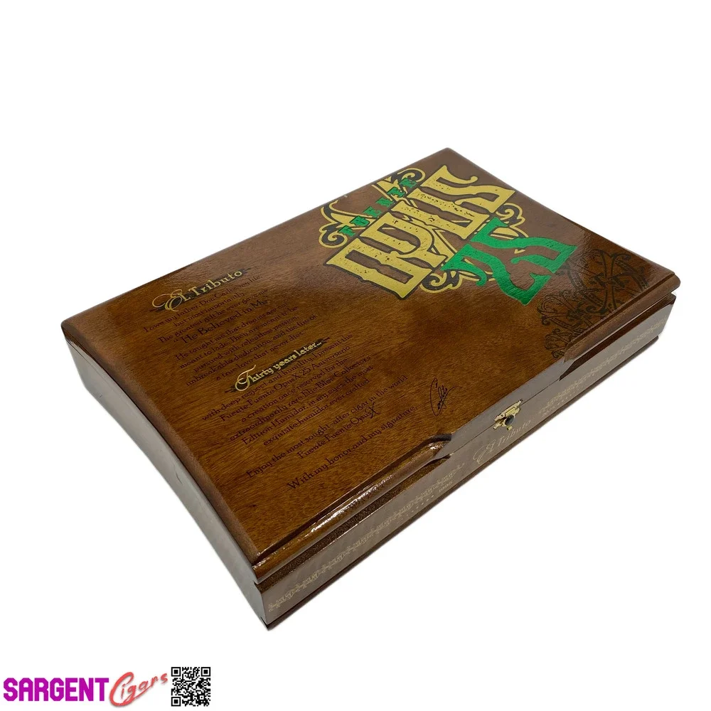 Arturo Fuente Opus X 30th El Tributo Empty Wooden Cigar Box 15x10x3